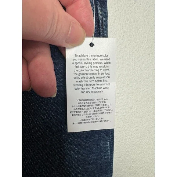 Lands End Boys Small Iron Knee Stretch Pull On Jeans Dark Wash Denim NWT - Picture 7 of 13